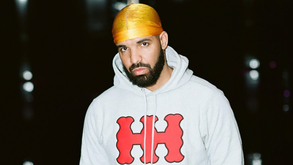 Drake performing live reflecting his life as a father