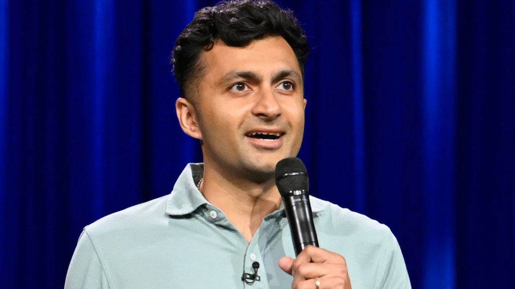 Comedian Nimesh Patel wife references in comedy