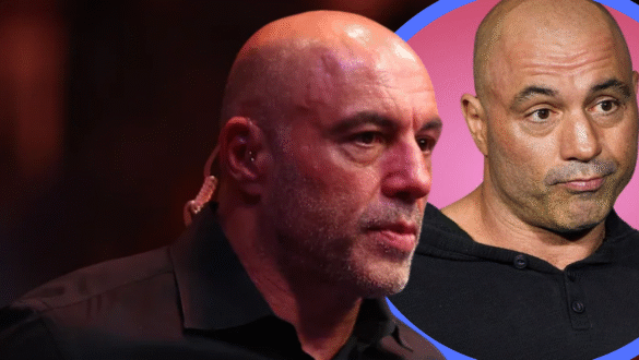 Joe Rogan on stage during a comedy performance — early career that led to his $200M net worth