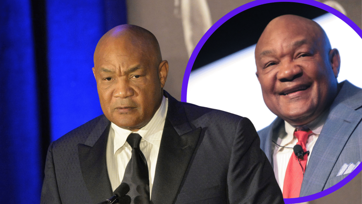 alt="George Foreman net worth and personal life with first wife Adrienne Calhoun"