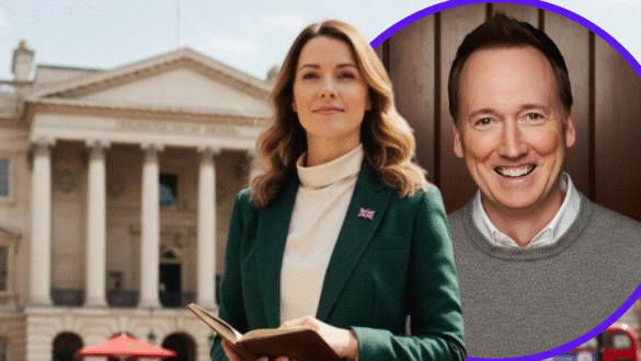 Denise Shillue behind the scenes in news production